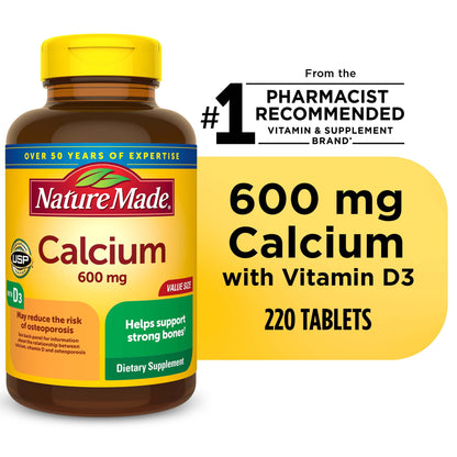 CALCIUM W/ VITAMIN D3 600MG-5MCG TAB 150