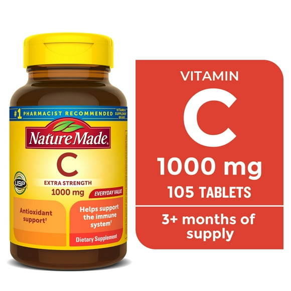 VIT C 1000MG CPL 100CT NAT TRU