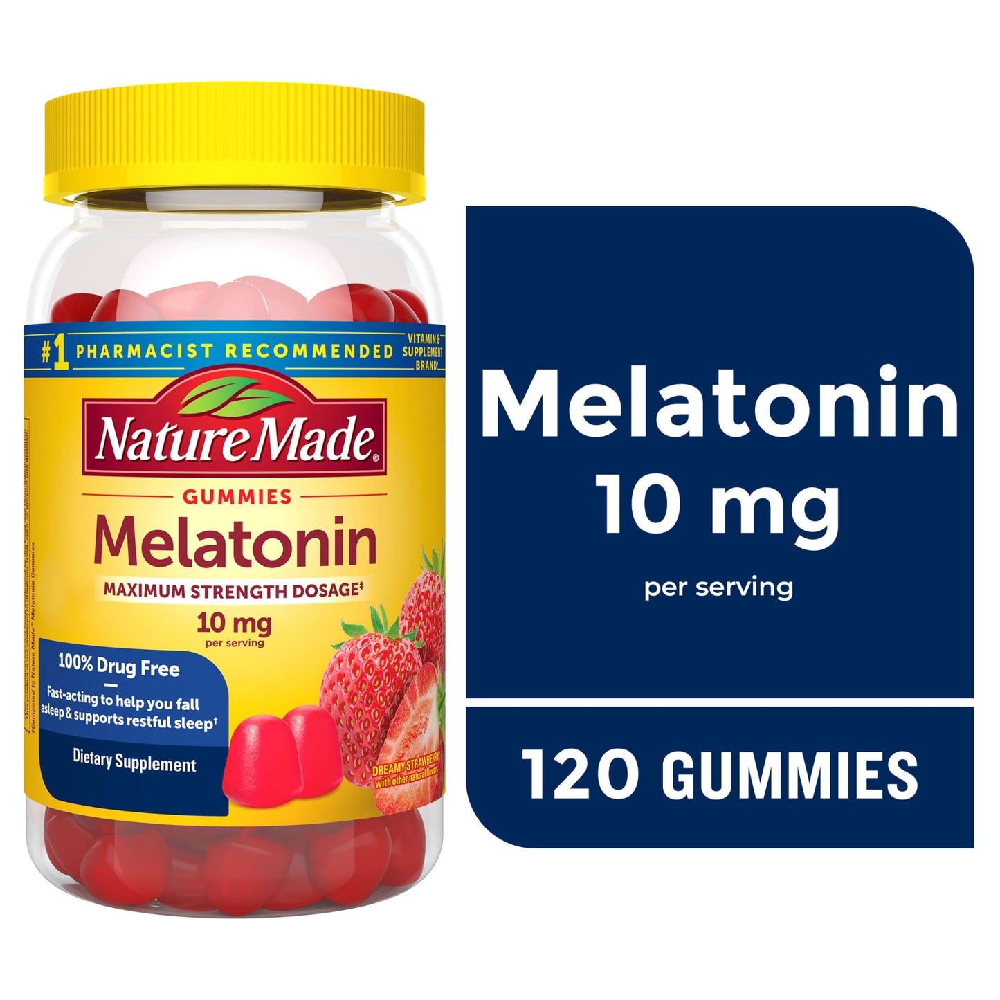 MELATONIN 10MG GMY 70 CT NAT MADE