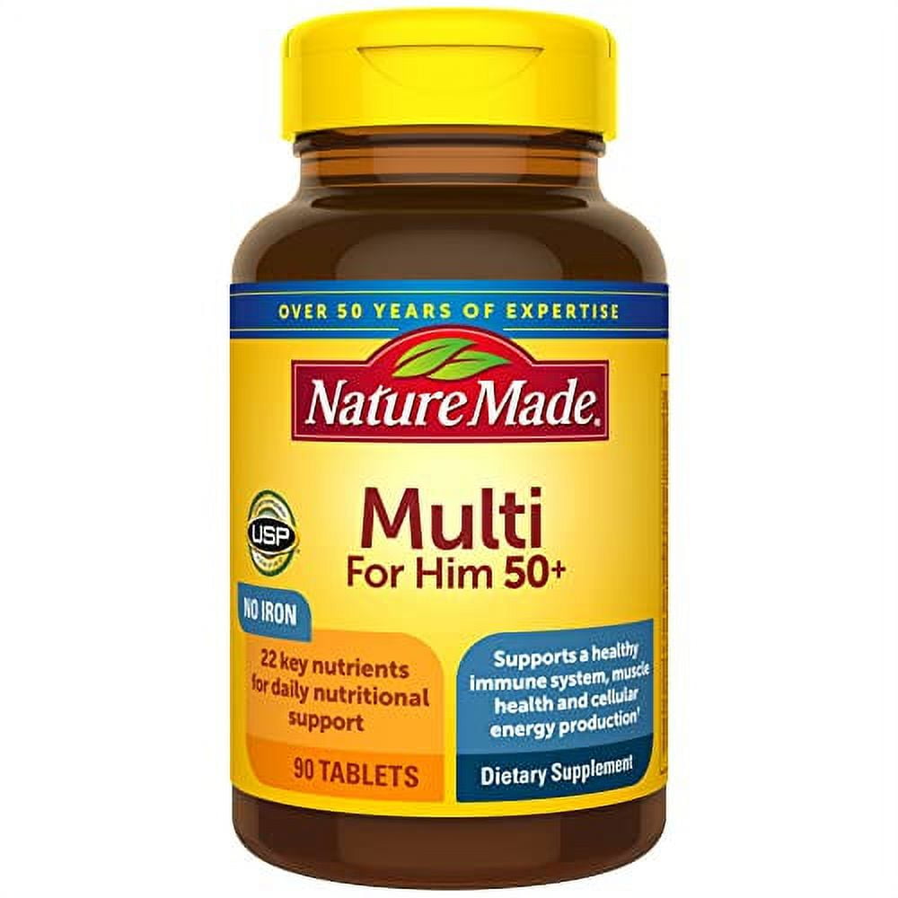 MULTIVIT MENS 50+ TAB 90CT NAT MADE
