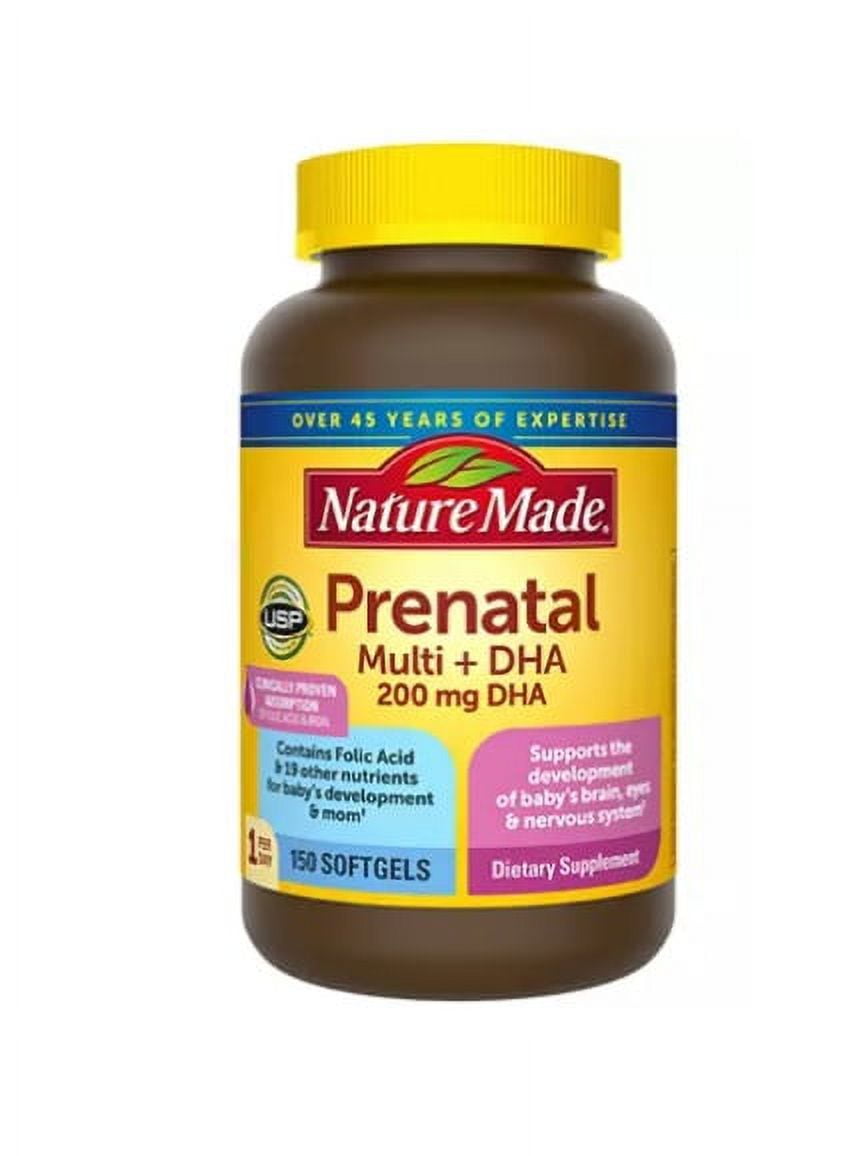 PRENATAL 58MG DHA BRY GMY 60CT NAT MADE