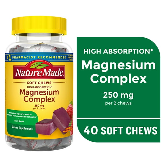 MAGNESIUM COMPLEX SOFT CHW 40CT NAT MADE