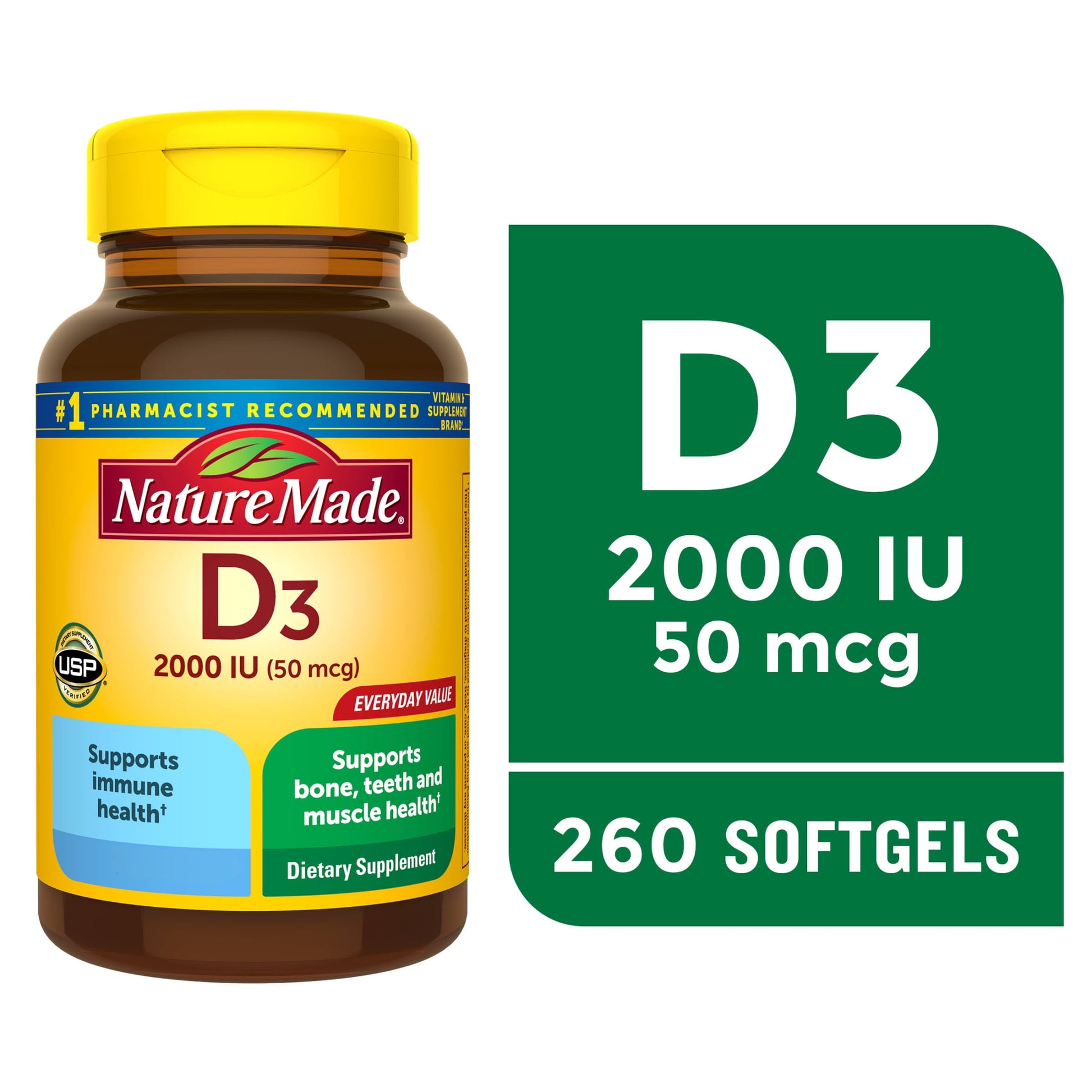 VITAMIN D3 2000 IU SGC 50 (5X10) UD