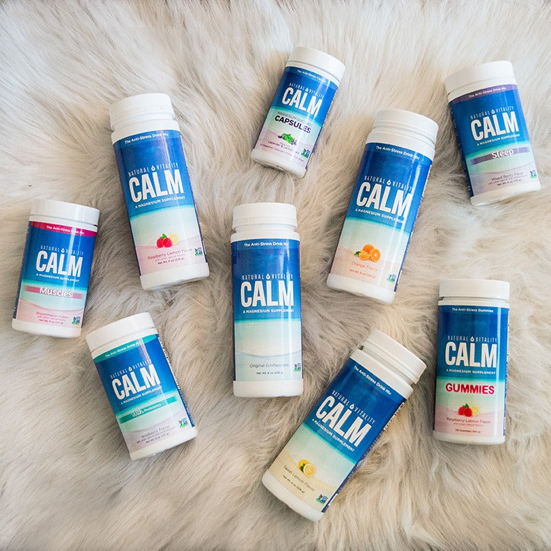NATURAL VITALITY CALM,SLEEP,GMMY,BLBRY POM