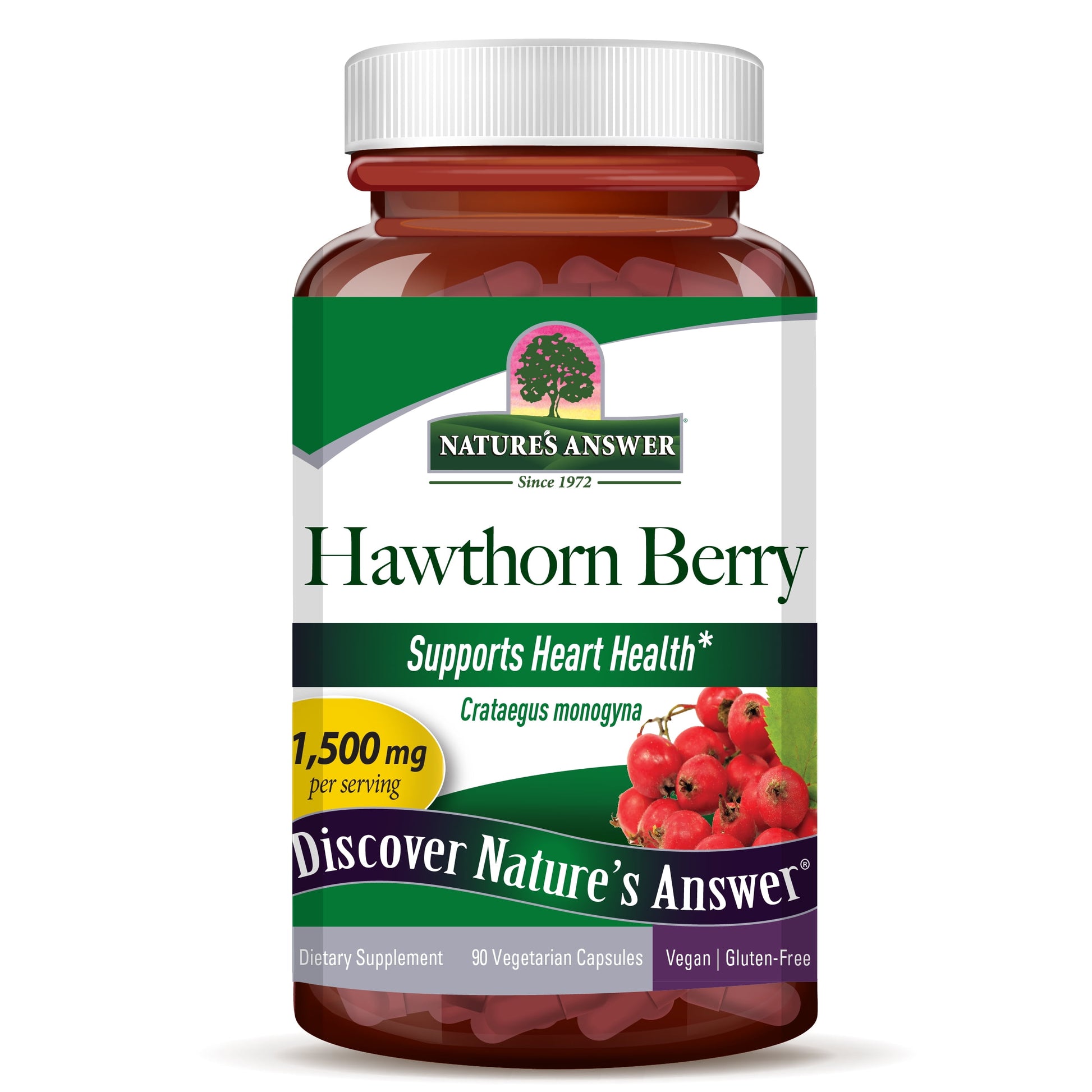 NATURE'S ANSWER HAWTHORN BERRY 1,500MG