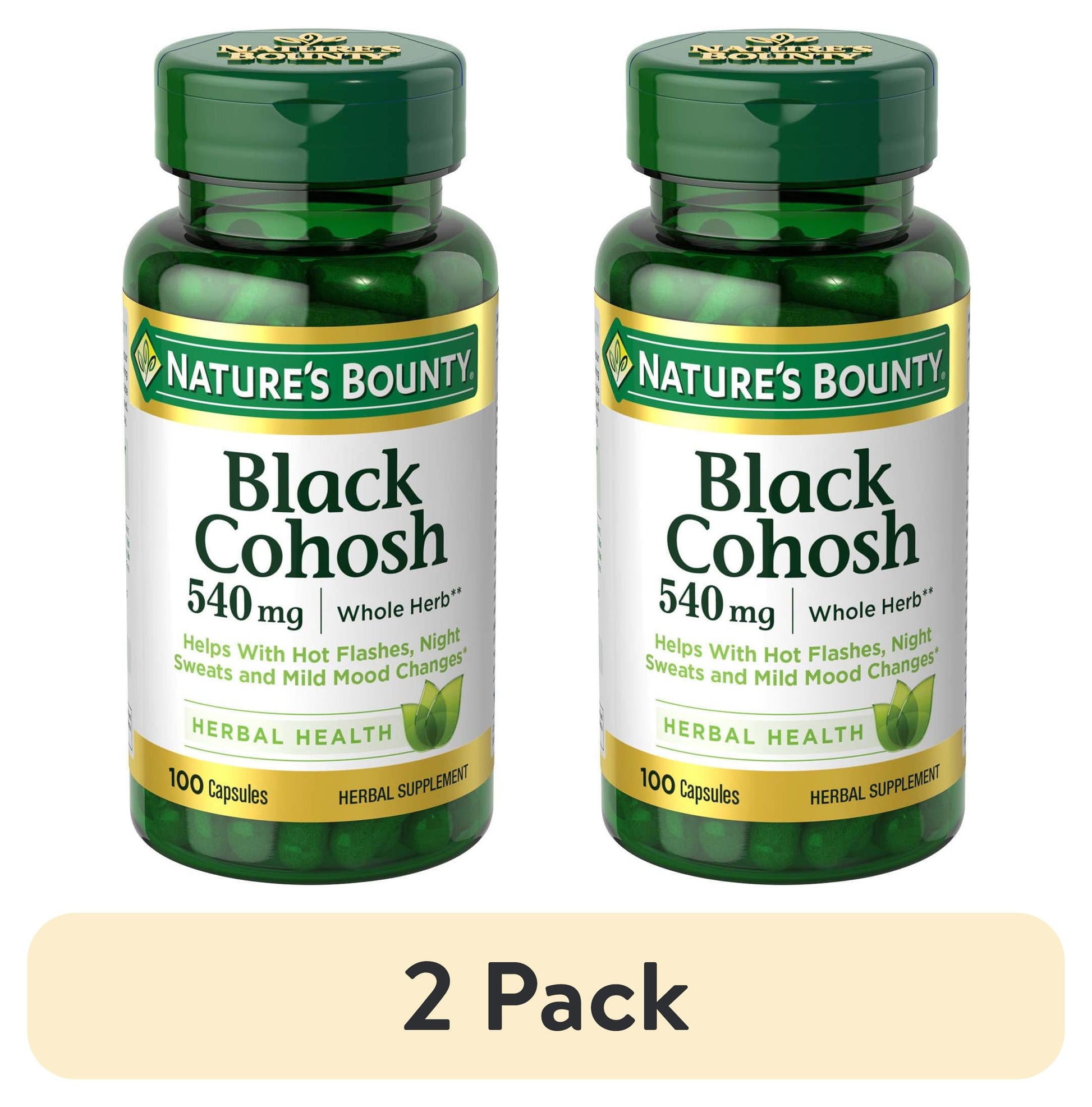 BLACK COHOSH 540MG CAP 100CT NAT BOUNTY
