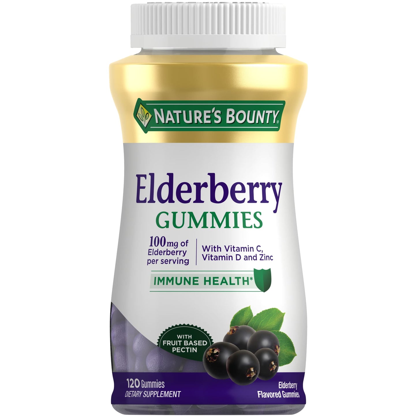 ELDERBERRY 100 MG GMY 70 NAT BOUNTY
