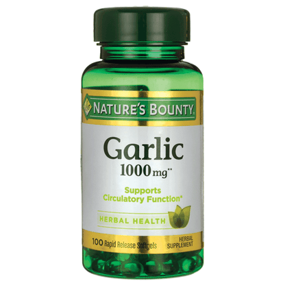 GARLIC 1000MG SOFTEGEL 100CT NAT BOUNTY