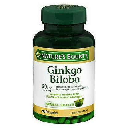 GINKGO BILOBA 60 MG CAP 200CT NAT BOUNTY