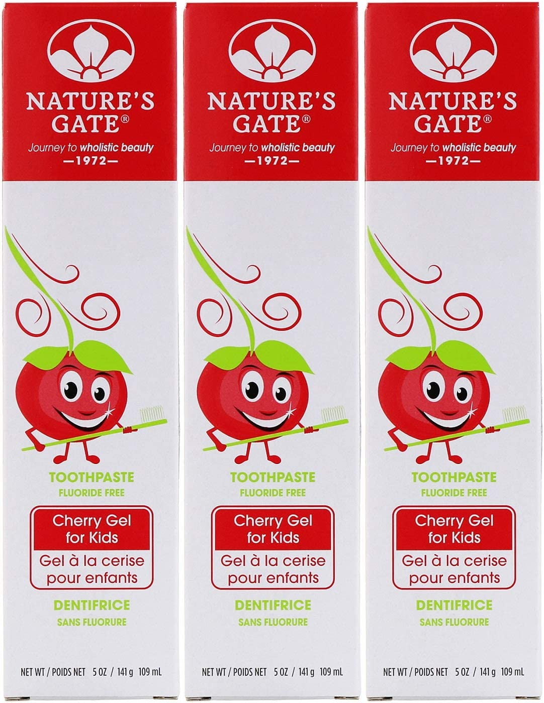NATURE'S ANSWER TOOTHPASTE,KIDS,STRAWBRY