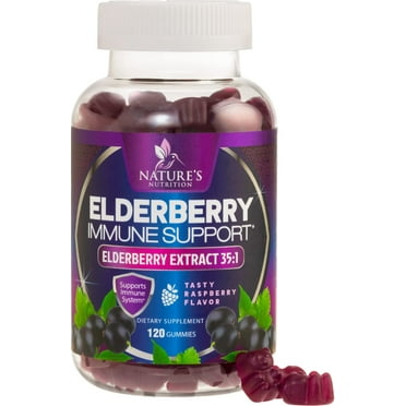 ELDERBERRY 100MG GMY 40CT NAT BOUNTY