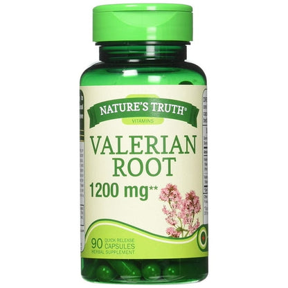 VALERIAN ROOT 1200MG CAPS 90CT NAT TRU