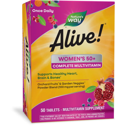 NAT B WMNS 50+ MULTIVIT TB120CPLT