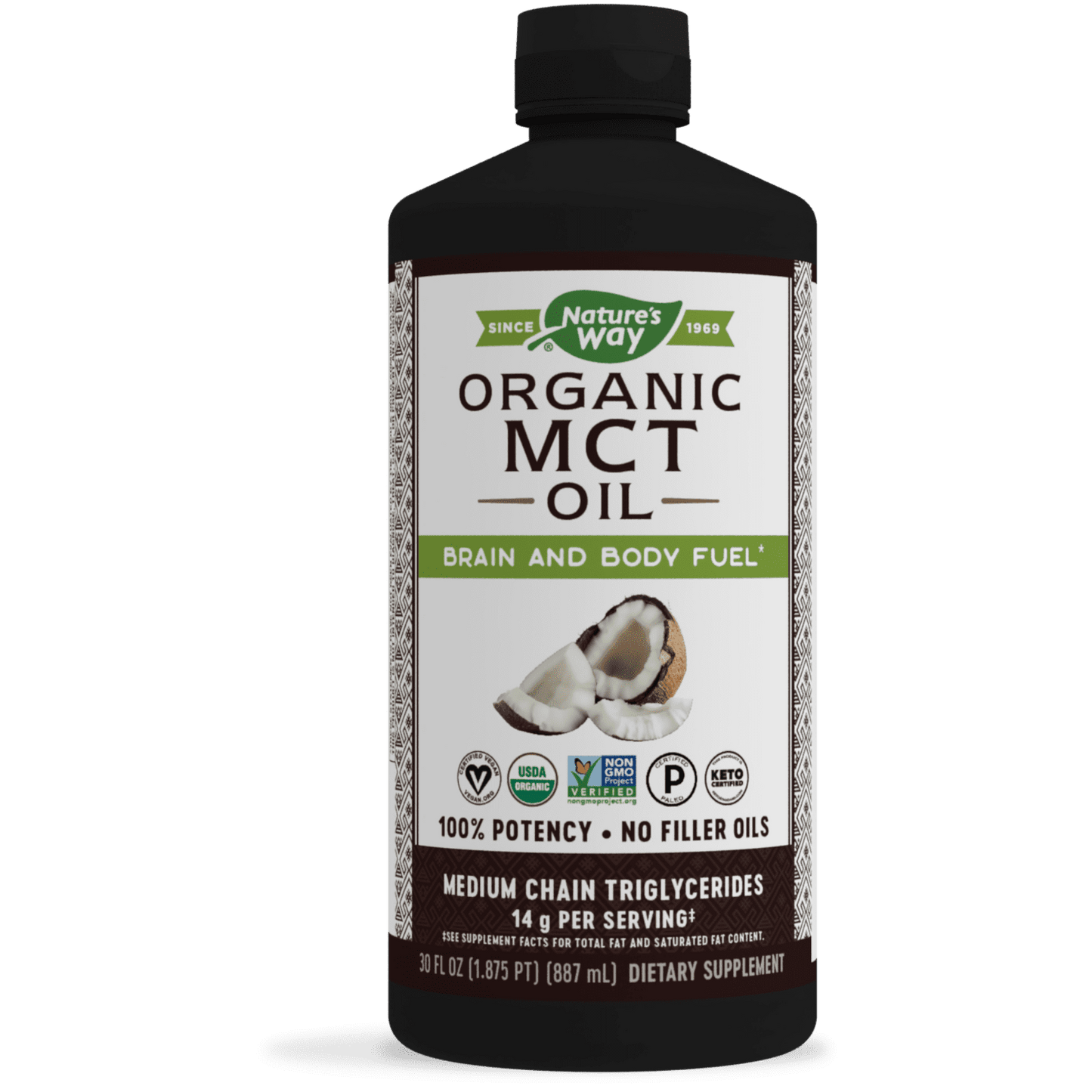 NATURE'S WAY MCT COCONUT OIL,100%