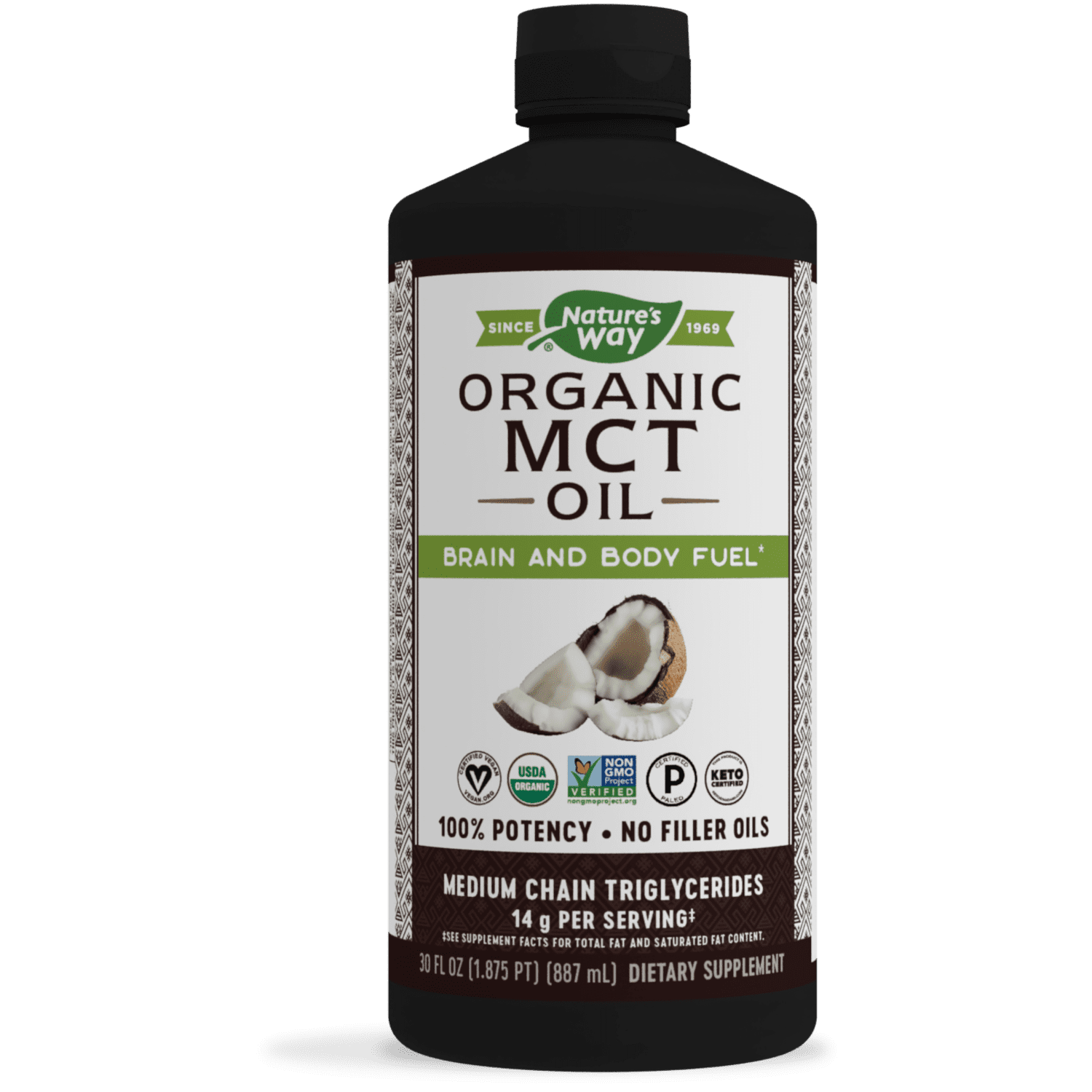 NATURE'S WAY MCT COCONUT OIL,100%