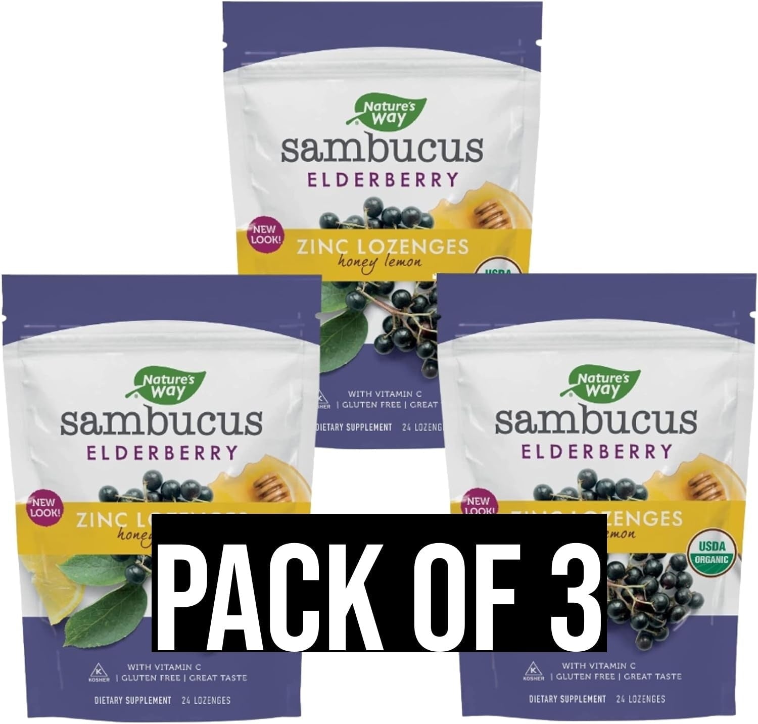 NATURE'S WAY SAMBUCUS IMMUNE LOZENGE