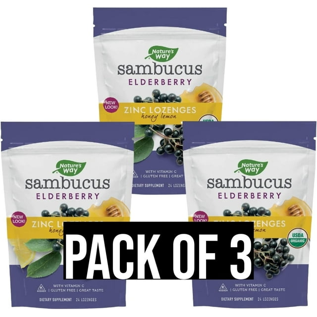 NATURE'S WAY LOZENGE,OG2,SAMBUCS ZINC