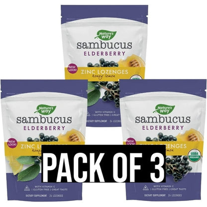 NATURE'S WAY LOZENGE,OG2,SAMBUCS ZINC