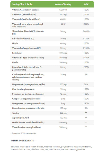 ALPHA BETIC MULTIVITAMIN TB 30