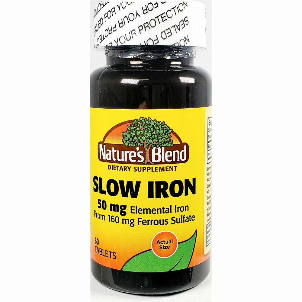 NAT B SLOW IRON TB 50MG 60
