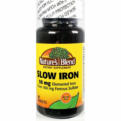 NAT B SLOW IRON TB 50MG 60