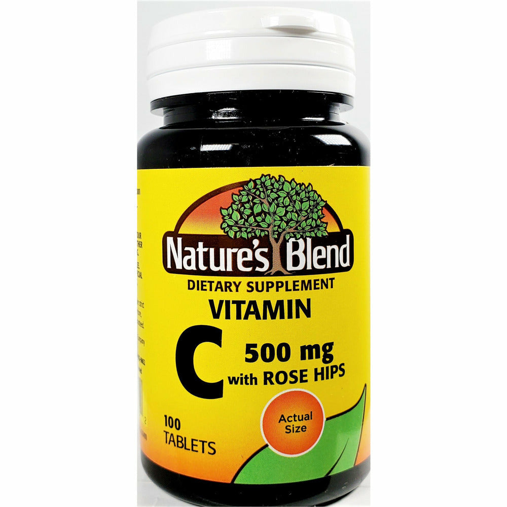 VIT C 500MG ROSE HP TAB 100CT NAT BLEND