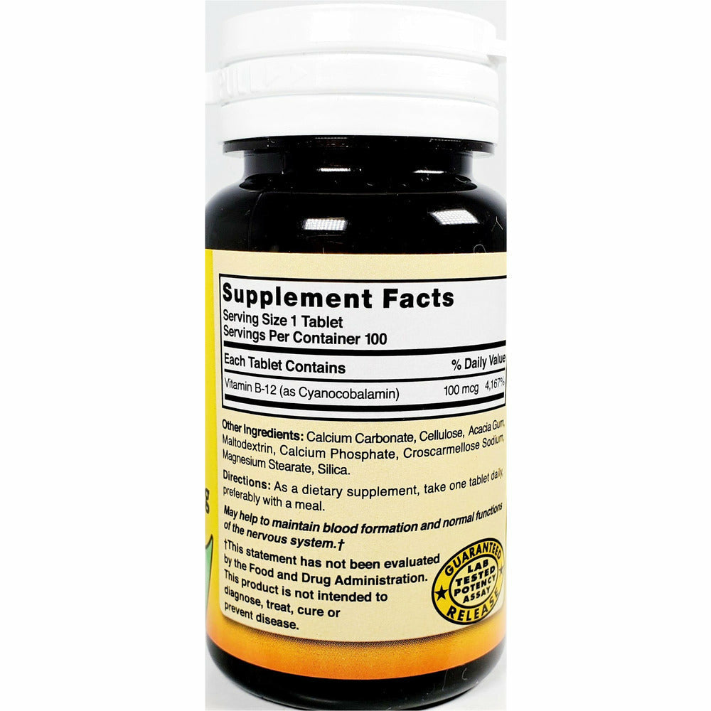 VITAMIN B12 100 MCG TAB 50 (5X10) UD