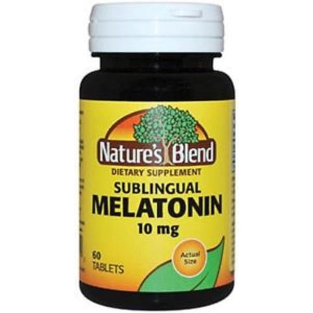 MELATONIN 5MG SUBLING TAB 60CT NAT BLEND
