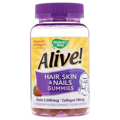 HAIR SKIN NAIL GUMMIES 90CT NAT MADE
