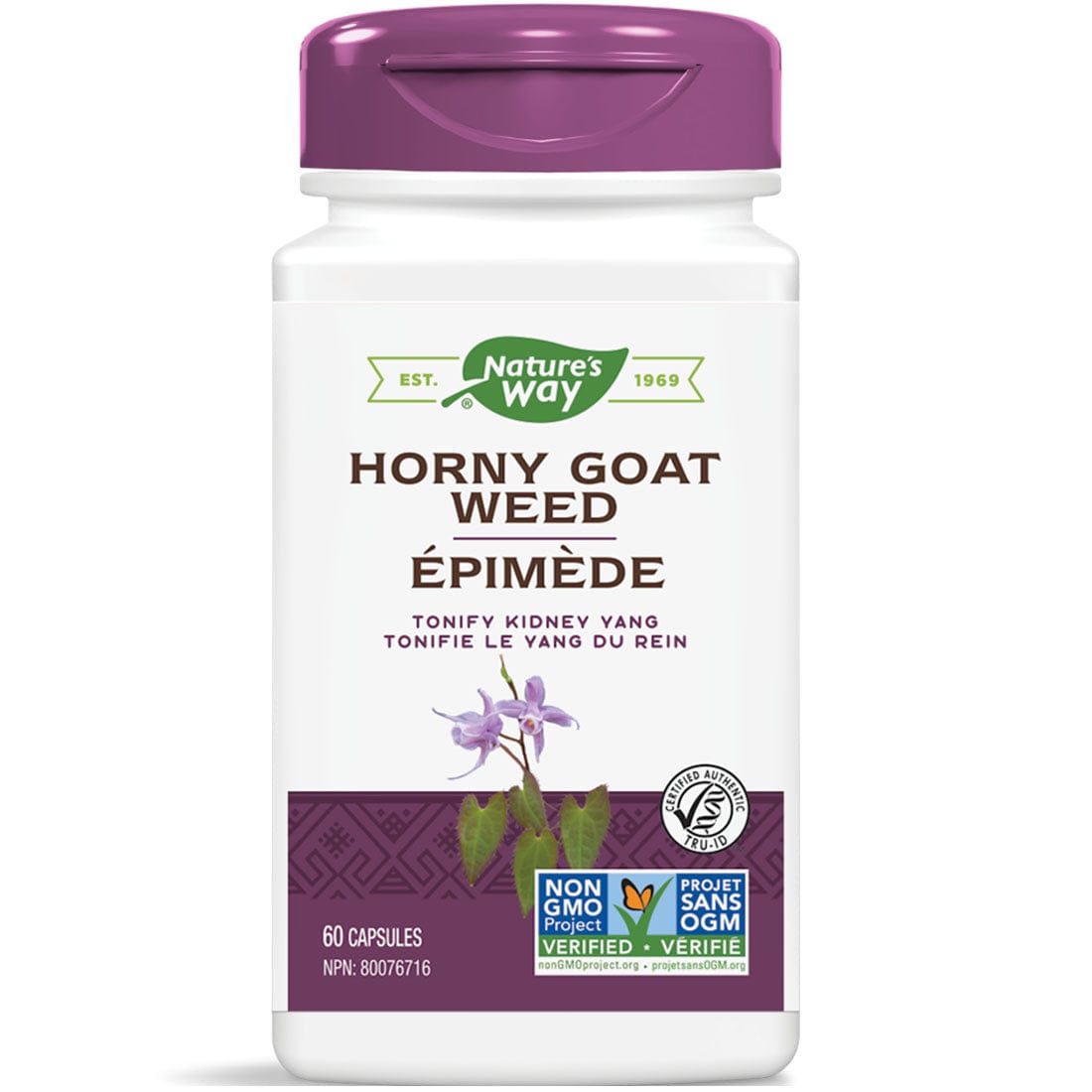 HORNY GOAT WEED CAPS 60CT NAT TRU