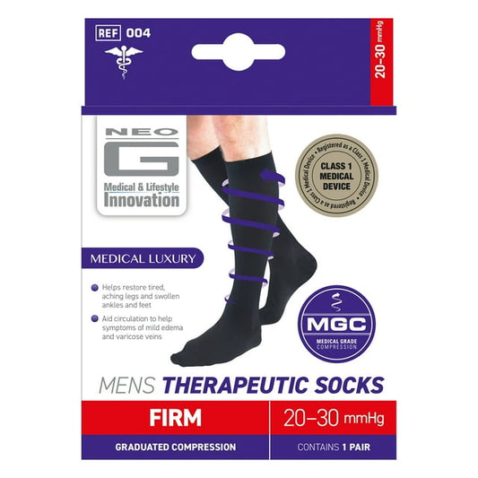 NEO G THERAPEUTIC MEN SOCK L 20-30 MMHG