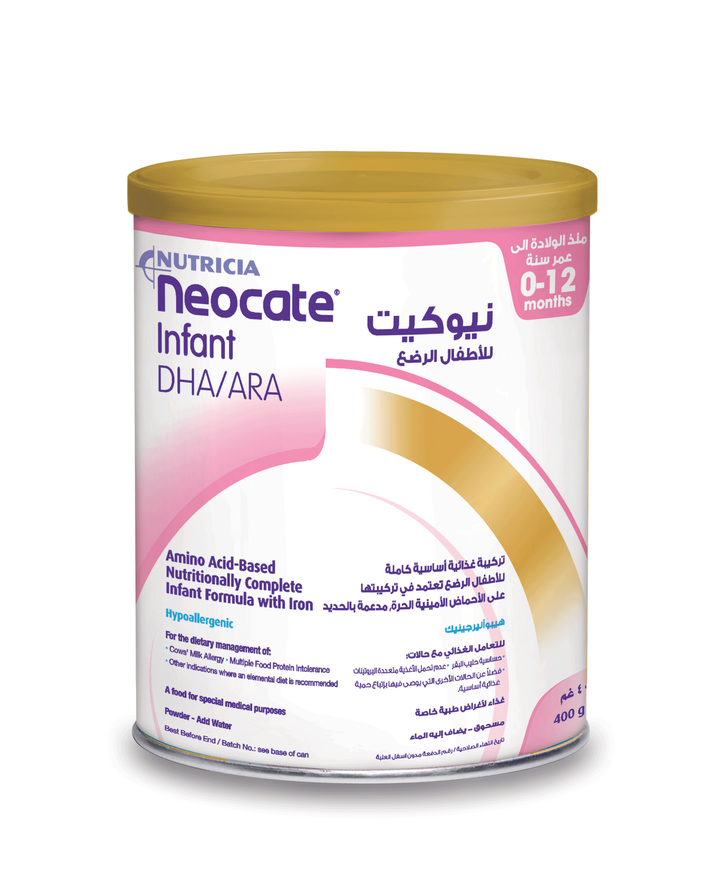NEOCATE INFT FRML PW400GM DHA/ARA