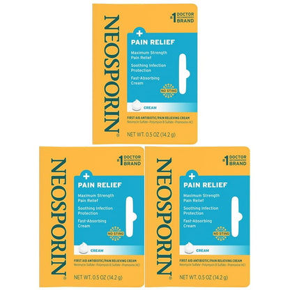 NEOSPORIN KIDS PLUS PAIN CREAM 0.5OZ