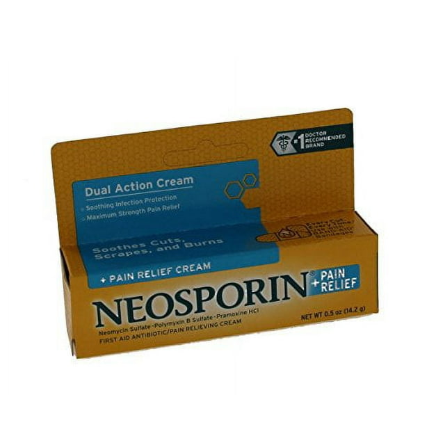 NEOSPORIN KIDS PLUS PAIN CREAM 0.5OZ