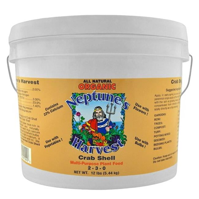 NEPTUNE'S HARVEST FERTILIZERS CRAB SHELL,ORANGE LABEL