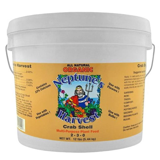 NEPTUNE'S HARVEST FERTILIZERS CRAB SHELL,ORANGE LABEL