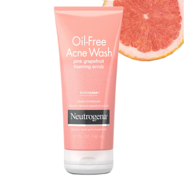 Neutrogena Acne Wash Pink Grapefruit Scrub 4.2oz