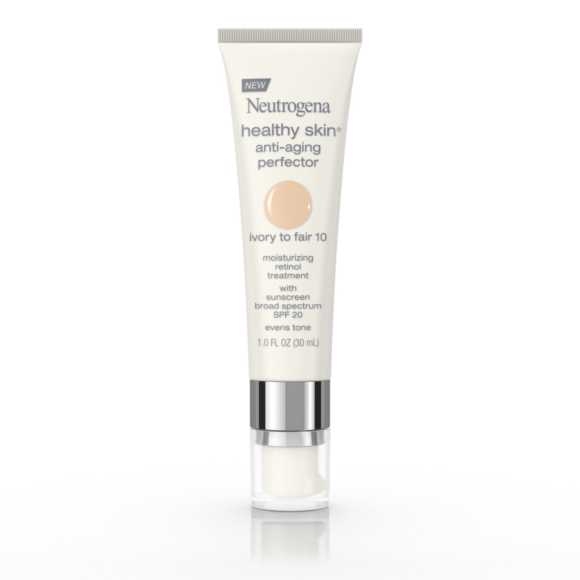 Neutrogena Healthy Skin Anti-Aging Moisturizer, Ivory/Fair, 1 fl. oz