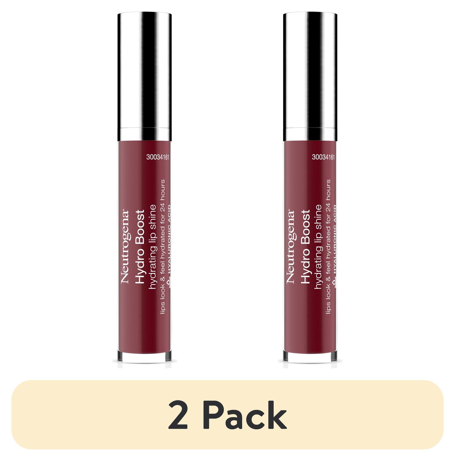 Neutrogena Hydro Boost Moisturizing Lip Gloss, Almond Nude, 0.1 oz