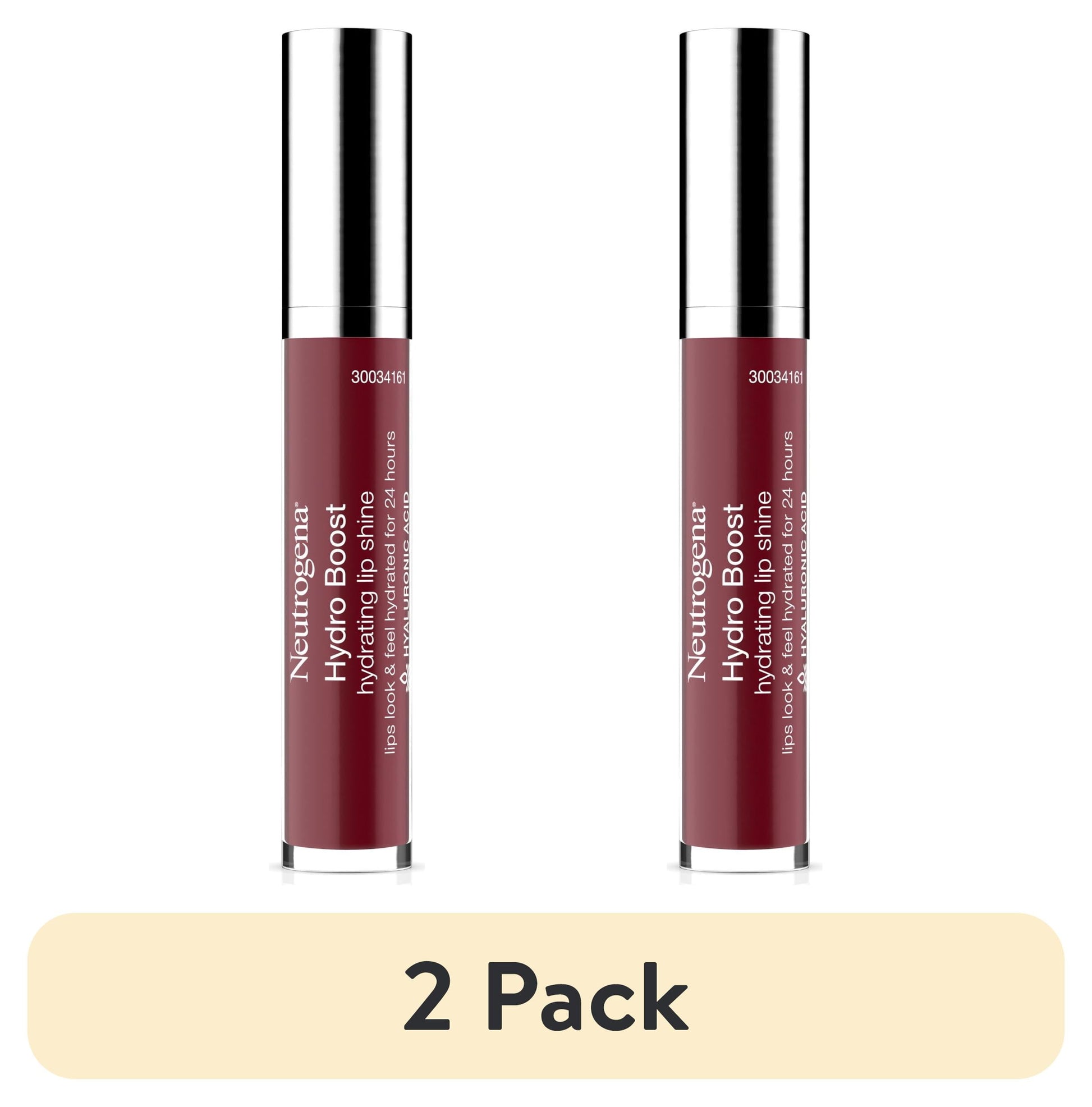 Neutrogena Hydro Boost Moisturizing Lip Gloss, Almond Nude, 0.1 oz