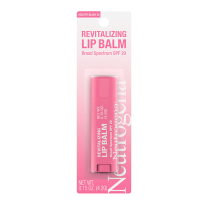 Neutrogena Revitalizing Tinted Lip Balm, SPF 20, Healthy Blush, .15 oz