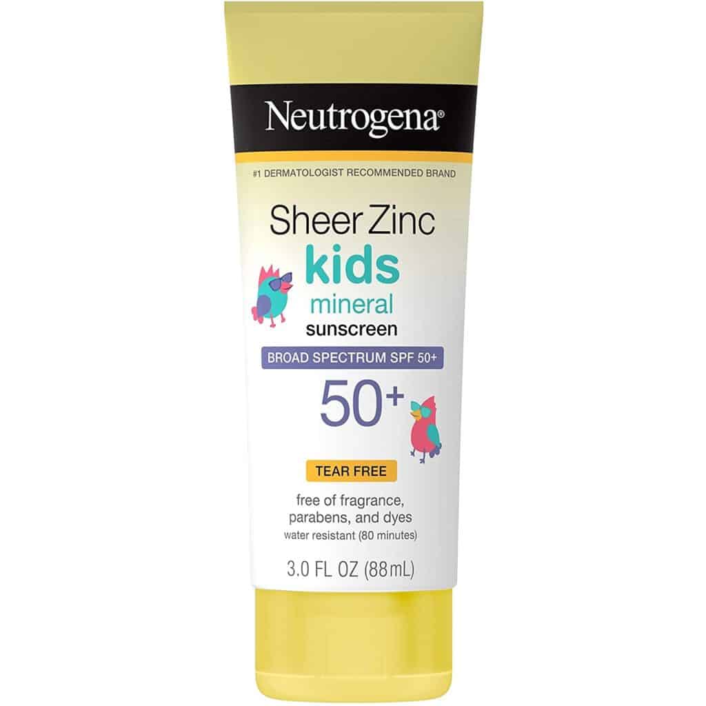 Neutrogena Sheer Zinc Kids Spf#50+ Stick 1.5oz