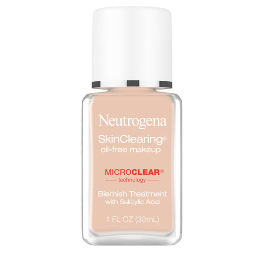 Neutrogena SkinClearing Foundation for Acne, Soft Beige, 1 fl. oz