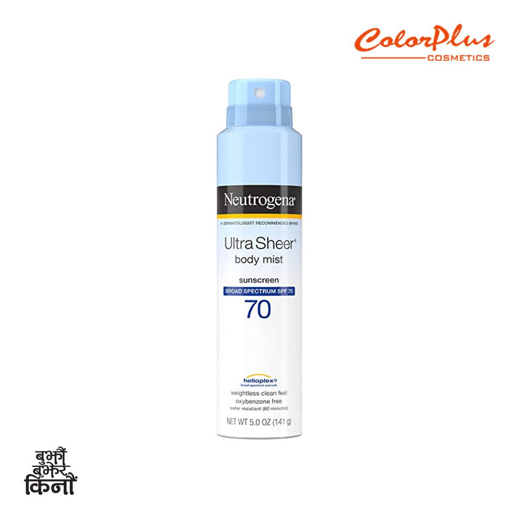 Neutrogena Ultra Sheer Spf#70 Body Mist 5oz