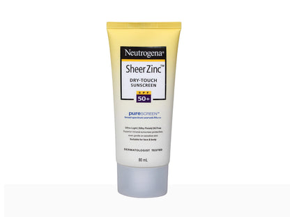 NEUTROGENA SHEER ZINC SPF50 LOTION 3OZ