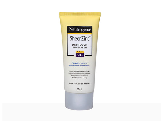 NEUTROGENA SHEER ZINC SPF50 LOTION 3OZ