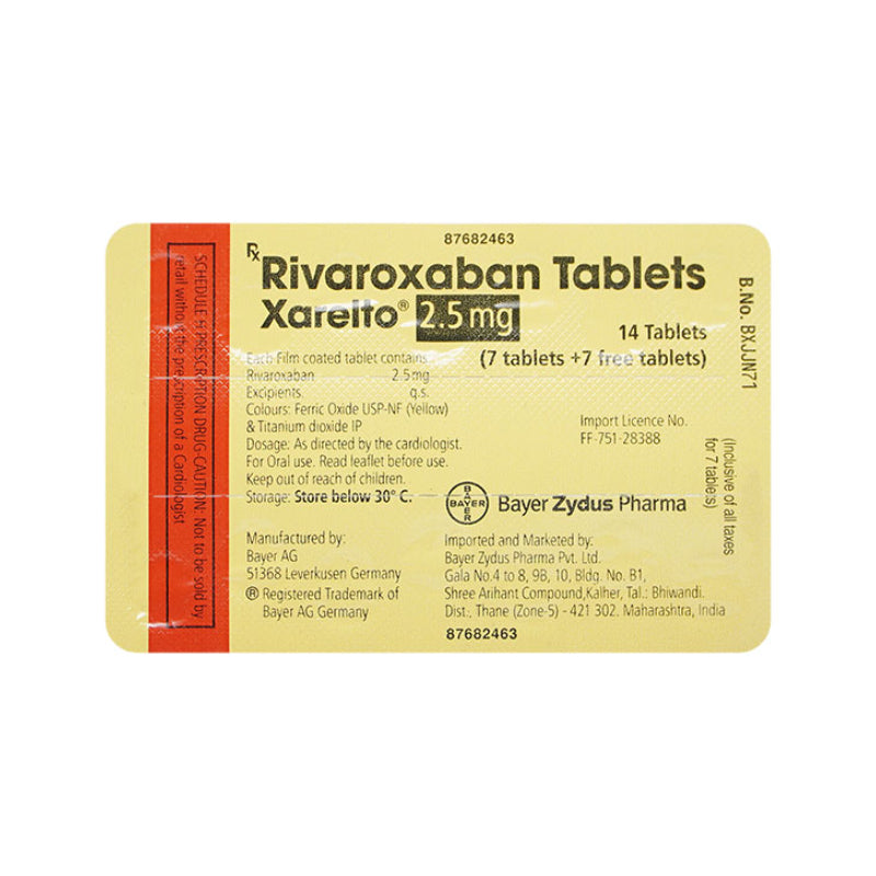 XARELTO TB 2.5MG 60