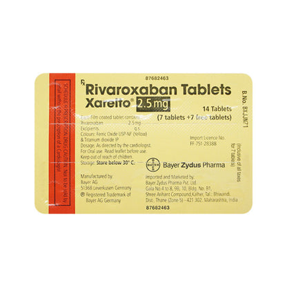 XARELTO TB 2.5MG 60