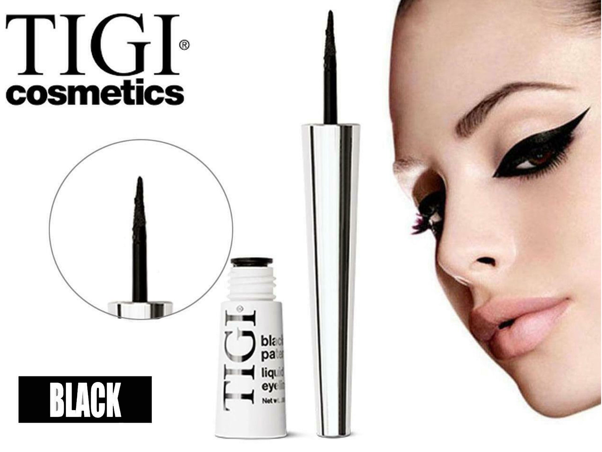 wet n wild MegaLiner Metallic Liquid Eyeliner - Cosmic Black