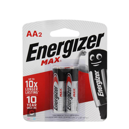 ENERGIZER MAX ALK AA E91BP2 2PK
